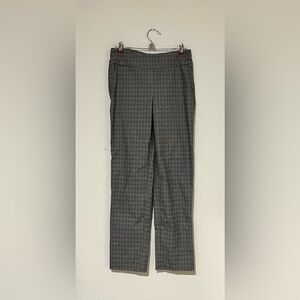 Hilary Radley Black and White Checkered Pants